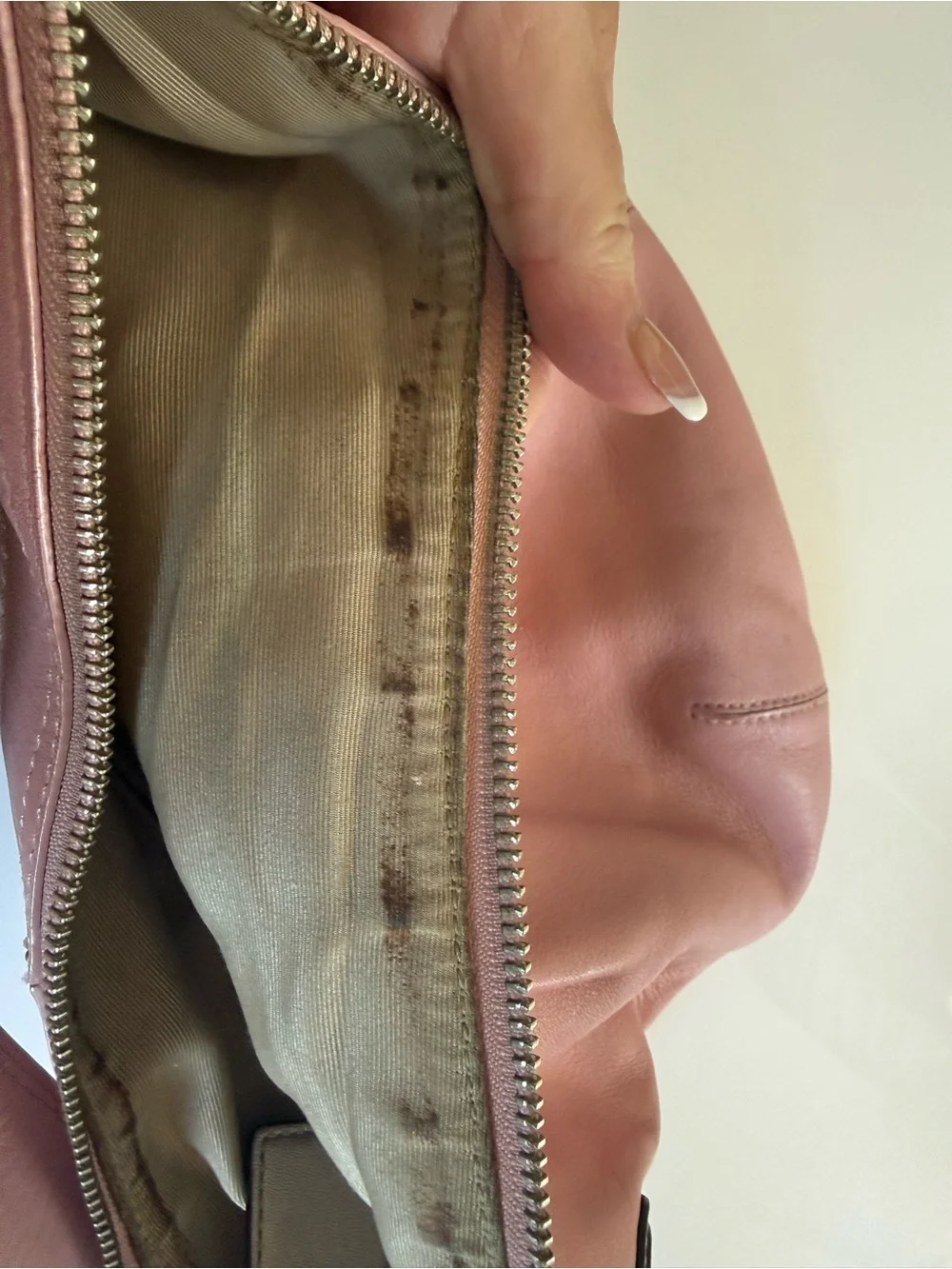 Vintage Coach Soho Blush Pink Smooth Leather Shoulder Bag Purse F13730